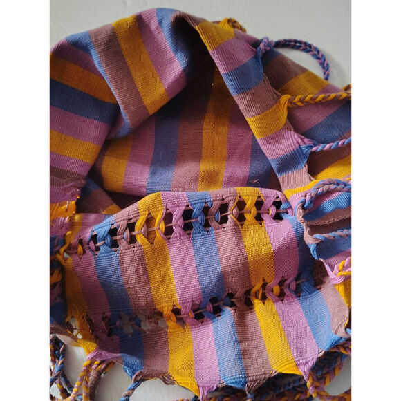 Bohemian Lightweight Canvas Bag Multicolor OS - Picture 3 of 3